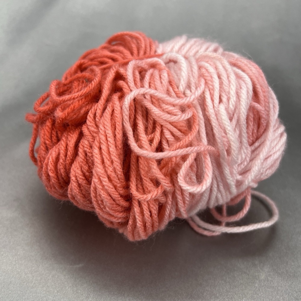 Red Heart Super Saver Ombre Yarn‎ - Deep Coral Sea 3.5 oz Worsted 4-ply Acrylic